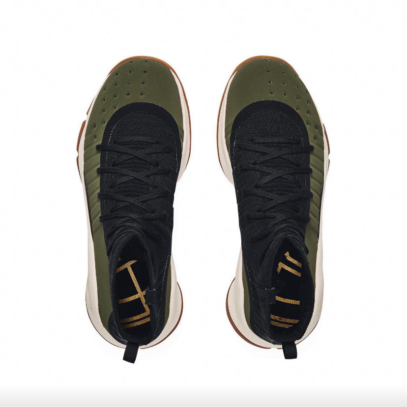 Under Armour Curry 4 Retro "Black/Rifle Green"
