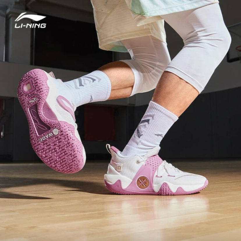 Li-Ning Wade Ice Blood 1.5"white pink"