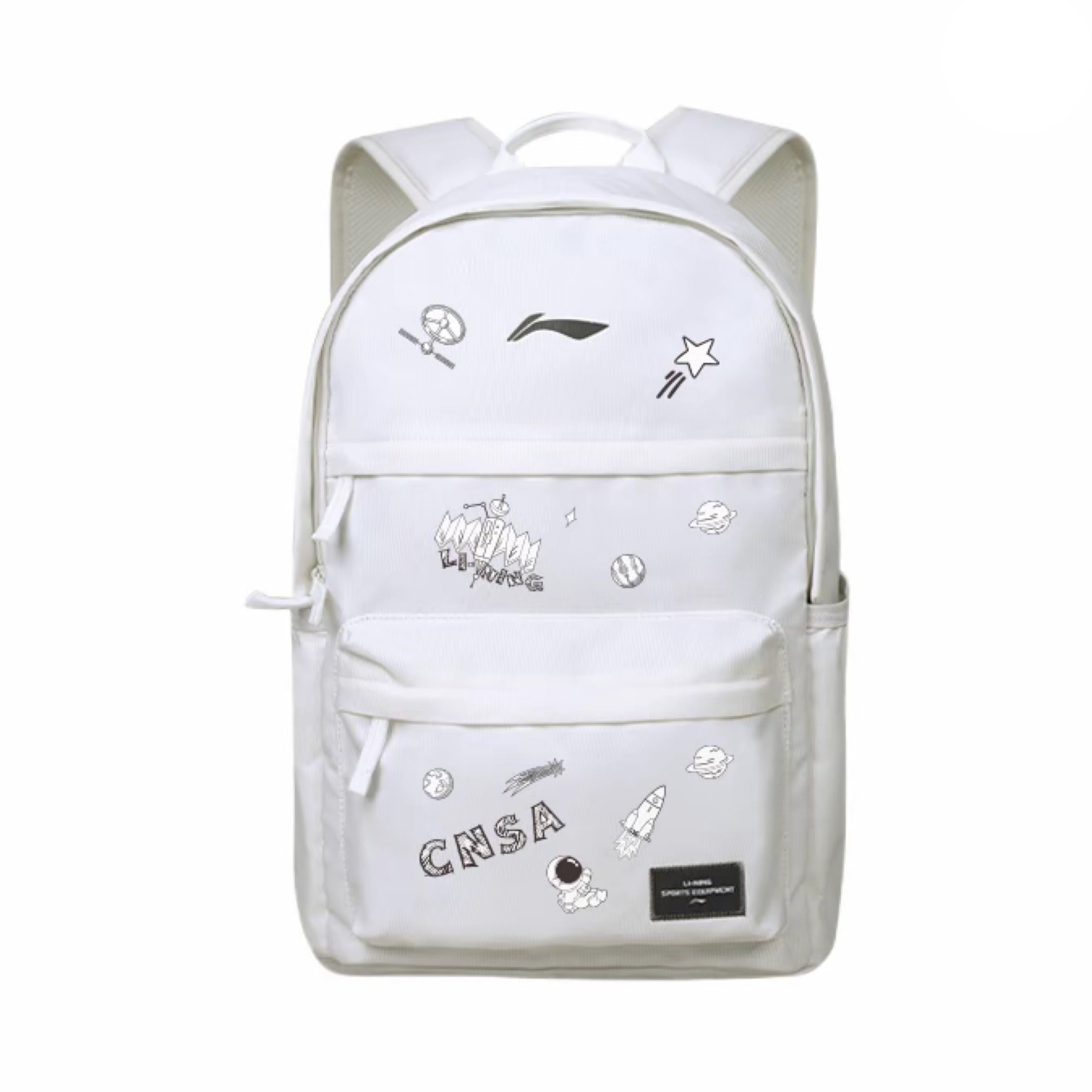 LI-NING CASUAL SPORTS BACKPACK "WHITE LOGO PATCHWORK2"