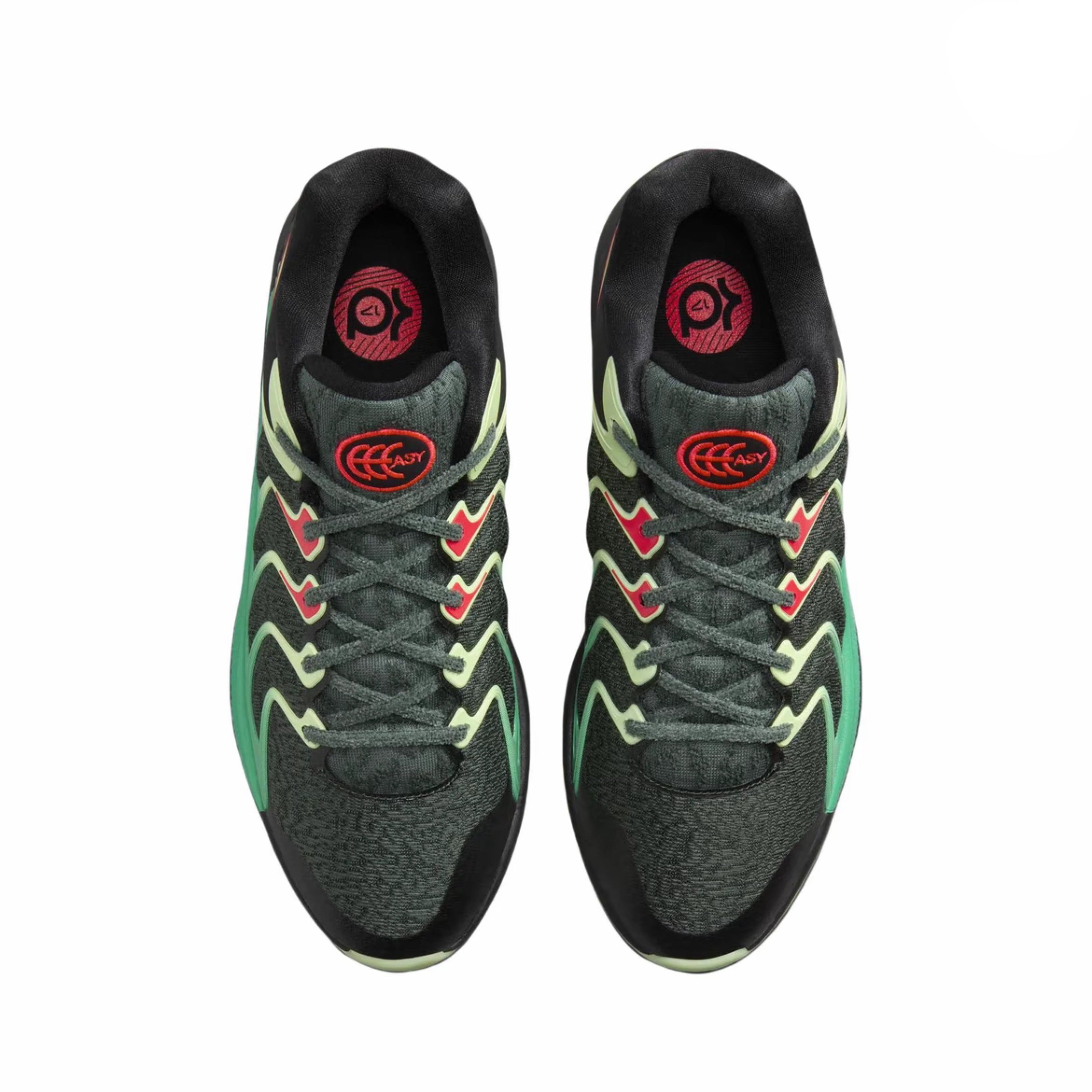 Nike KD 17 "Black/Vintage Green/Night Forest/Bright Crimson"