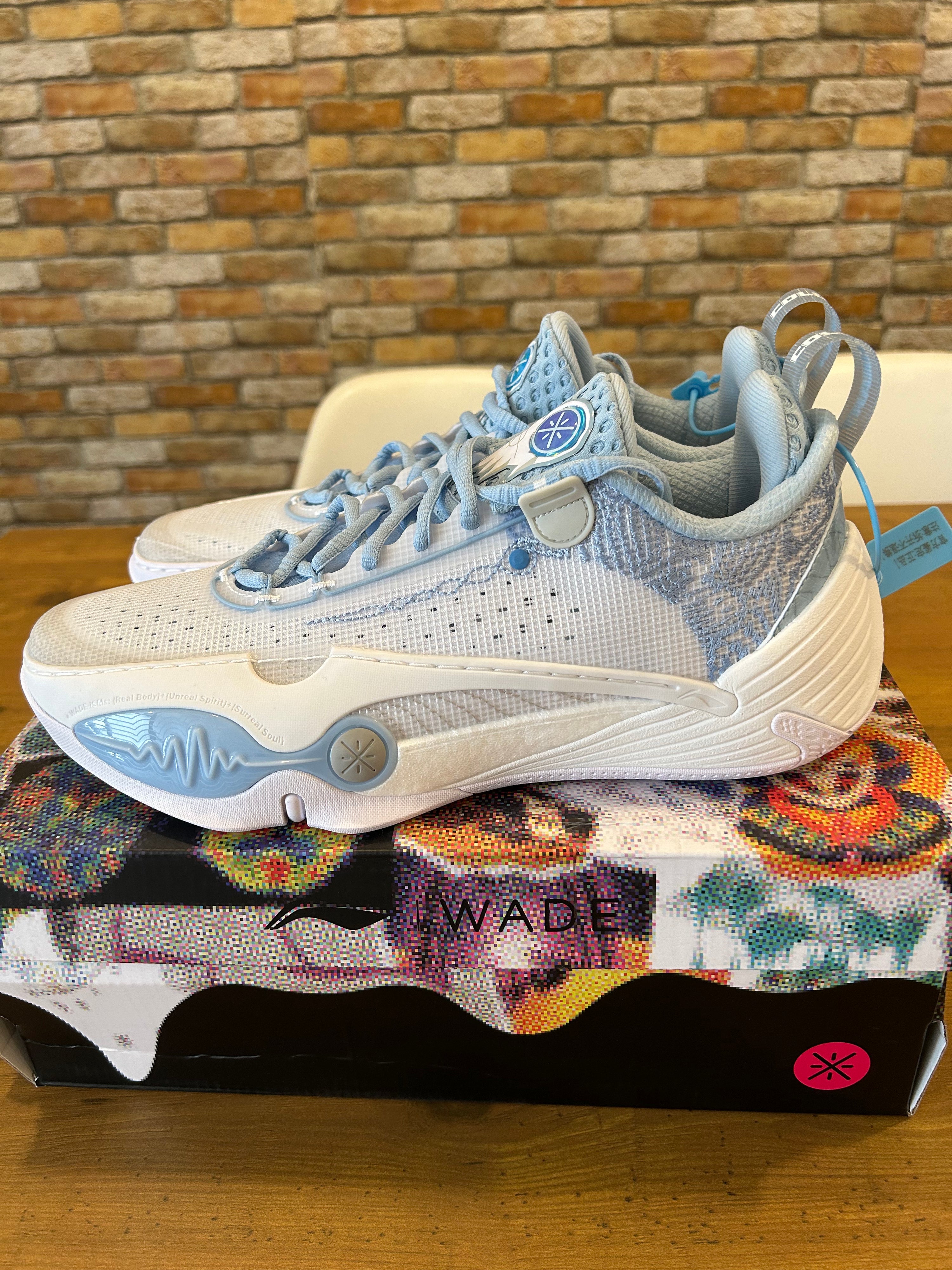 【即納品】Li-Ning Wade All city 14 ”White Blue" 26.5cm/US9 ※現品限り
