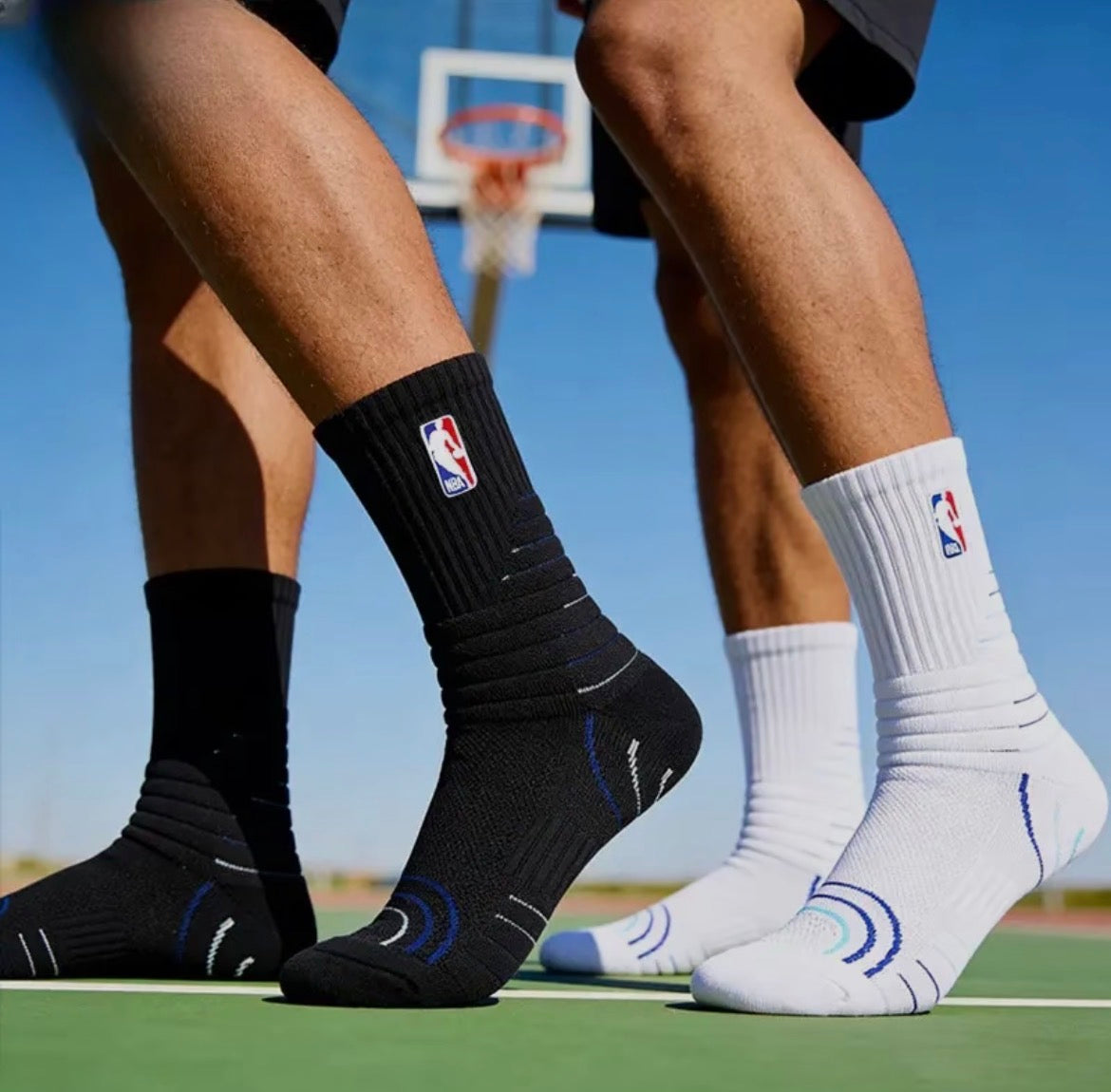 NBA BASKETBALL CREW SOCKS (2PAIR)