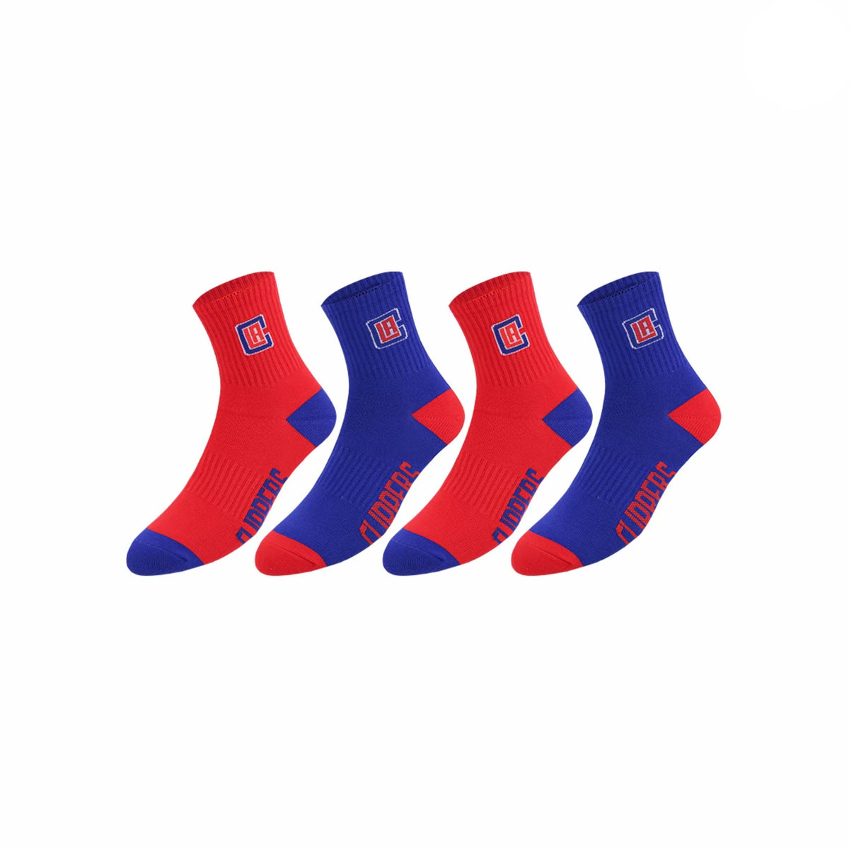 NBA LOS ANGELES CLIPPERS CREW SOCKS (2PAIR)